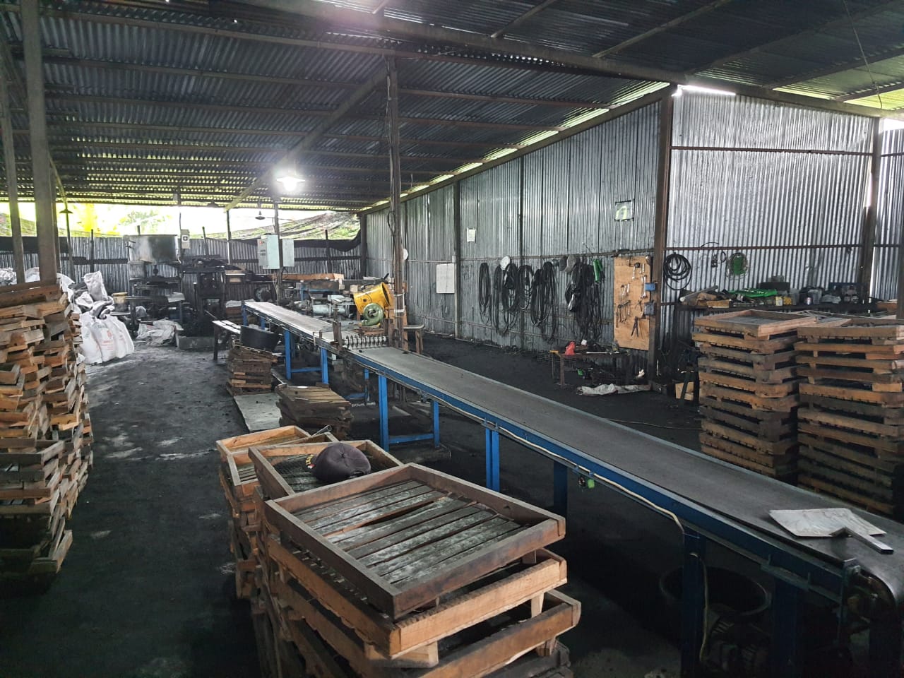 coconut charcoal briquette factory